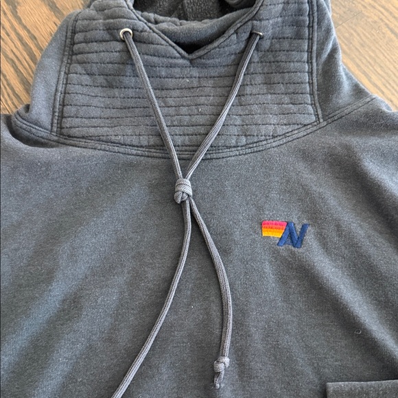 Aviator nation Gray ninja Hoodie with Logo M - Picture 2 of 3